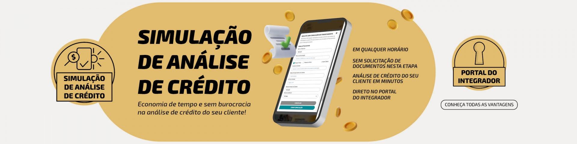 Banner Simulação Análise de Crédito